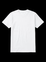 Blank white t-shirt isolated on transparent background, ready for custom design, sublimation, print-on-demand, and apparel decoration projects.