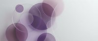 Abstract purple and mauve translucent circles with soft blur effects flowing across light background, suitable for modern design, web graphics, and contemporary marketing materials.