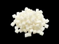 Pile of white sugar cubes isolated on transparent background, ready for food design, clipart, stickers, print on demand, sublimation, and T-shirt design use.