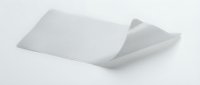 White blank paper sheets with curled corner isolated on white background for mockup and design projects.