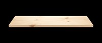 Wooden plank isolated on transparent background, natural pine wood board with knots, ready for T-shirt design, stickers, clipart, print on demand, and sublimation projects.