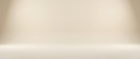 Soft beige cream gradient background with smooth curved horizon line for product display and presentation design layouts.