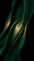Elegant dark green fabric with gold accents flowing diagonally against black background, suitable for luxury branding, fashion design, and premium product packaging.