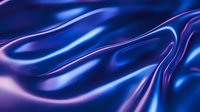 Smooth flowing abstract waves in vibrant blue and purple colors creating dynamic movement and elegant curves on dark background, suitable for luxury designs.