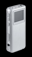 Vintage silver flip phone with small display screen, isolated on transparent background, ready for retro tech designs, t-shirt graphics, stickers, and print-on-demand products.