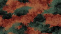 Organic rust and forest green watercolor stains blend seamlessly across neutral background, creating versatile seamless pattern that tiles continuously for textile, wallpaper, and graphic design applications.