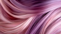 Flowing abstract waves in pink and purple create dynamic motion effect with smooth gradient transitions and silky curved lines. Elegant background design.