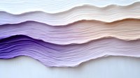 Abstract flowing waves in purple and beige tones creating elegant layered texture for modern design projects and contemporary artistic backgrounds.