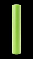 Bright lime green cylindrical candle isolated on transparent background, ready for design use on t-shirts, stickers, print-on-demand products, and digital crafts.