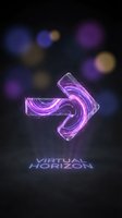 Neon glowing arrow pointing right with purple and magenta light effects on dark background, suitable for digital design, technology concepts, and forward direction themes.