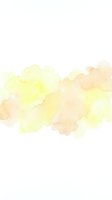 Abstract watercolor splash in warm yellow and orange tones on white background, isolated for creative design projects and artistic compositions.