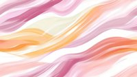 Soft flowing waves in pink, peach and orange create gentle abstract pattern. Seamless repeat design for fabric, wallpaper and surface pattern projects.