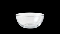 Clear glass bowl isolated on transparent background, ready for design use in clipart, print on demand, stickers, T-shirt design, and sublimation projects.