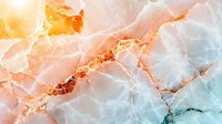 Luxurious marble texture in soft peach and turquoise tones with golden veins creates elegant natural stone pattern for interior design and luxury backgrounds.