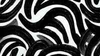 Abstract black and white wavy pattern with curved lines creating a dynamic flowing design for modern graphic backgrounds.