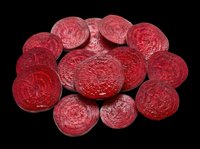 Fresh red beets isolated on transparent background, ready for clipart, t-shirt design, print-on-demand products, stickers, and sublimation projects.