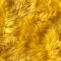 Luxurious golden fur texture with flowing wavy pattern creates seamless background for luxury fashion and design projects. Repeatable pattern tiles seamlessly.