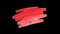 Vibrant red brush stroke marks isolated on transparent background, ready for graphic design, t-shirt printing, stickers, sublimation, and print-on-demand projects.