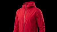 Red hooded jacket isolated on transparent background, ready for t-shirt design, sublimation, print-on-demand products, stickers, and digital design projects.