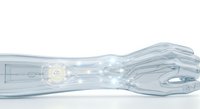 Transparent medical device with clear plastic tubing and connector ports isolated on white background, ready for healthcare design and clinical applications.
