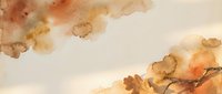 Abstract watercolor background with warm earth tones and organic flowing shapes creating artistic texture for creative projects and design applications.