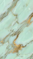 Mint green marble texture with golden veins, elegant stone surface background for luxury interior design and premium branding projects.