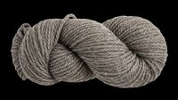 Gray wool yarn skein isolated on transparent background, ready for knitting and craft design use on stickers, t-shirts, print on demand, and sublimation projects.