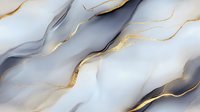 Luxurious marble texture with flowing gold veins on white and gray background, abstract fluid art design pattern for modern interior decor and luxury packaging.