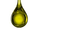 Isolated golden oil droplet suspended against white background, ready for design use on packaging, labels, cosmetics, wellness products, and culinary applications.