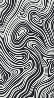 Abstract black and white swirling lines creating fluid organic pattern for modern design backgrounds and contemporary artistic projects.
