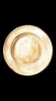 Watercolor ceramic plate isolated on transparent background, ready for stickers, print on demand, sublimation, T-shirt design, and kitchen clipart projects.