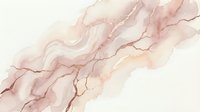 Soft watercolor marble texture in blush pink and rose gold tones with delicate veining on a white background for elegant design use.