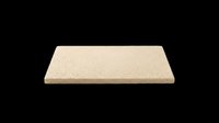 Beige rectangular stone slab isolated on transparent background, ready for design use in clipart, stickers, print on demand, sublimation, and t-shirt design projects.
