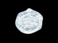 Clear gel or liquid blob isolated on transparent background, ready for design use on t-shirts, stickers, sublimation products, and print-on-demand items.