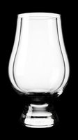 Clear glass whiskey tasting tumbler with footed base, isolated on transparent background. Ready for t-shirt designs, clipart, stickers, print-on-demand products, and sublimation projects.