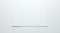 Minimalist empty shelf or ledge mounted on white wall, suitable for product display, mockup backgrounds, and interior design concepts.