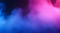 Vibrant blue and pink smoke clouds creating atmospheric gradient effect against dark background, abstract dynamic vapor movement for creative design projects.
