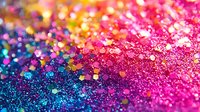 Vibrant multicolored glitter background with pink, blue, and gold sparkles creating a festive, shimmering texture for party or celebration designs.