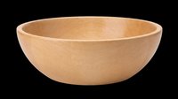 Wooden bowl isolated on transparent background, ready for T-shirt design, clipart, stickers, print on demand, and sublimation projects.