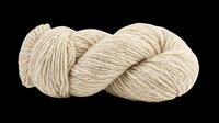 Skein of natural beige wool yarn isolated on transparent background, ready for T-shirt design, clipart, stickers, print on demand, and sublimation projects.