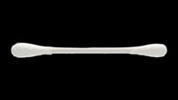Cotton swab with soft white tips isolated on transparent background, ready for hygiene, beauty, medical clipart, stickers, print on demand, and t-shirt design use.