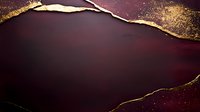 Dark burgundy background with golden glitter torn edges creates dramatic luxury effect, suitable for elegant invitations and premium packaging designs.
