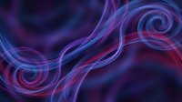 Abstract flowing energy waves in purple and blue gradient colors creating dynamic swirls and curves on dark background for modern digital art projects.