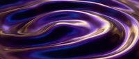 Luxurious purple and gold liquid swirl abstract background with smooth flowing waves and metallic shimmer for premium design projects.