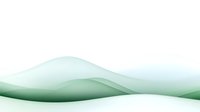 Minimalist abstract green waves forming smooth flowing lines and gentle curves on white background, suitable for modern business presentations and layouts.