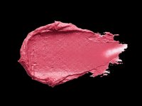 Pink lipstick smear swatch isolated on transparent background, ready for beauty, cosmetic, makeup design use, stickers, print on demand, and T-shirt projects.