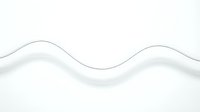 Smooth flowing white wave lines on light background creating elegant minimalist abstract pattern for modern design projects.