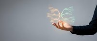 Hand holding a glowing digital mind map with branching nodes, symbolizing strategic planning, brainstorming, and creative thinking in business.