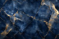 Luxury dark blue marble texture with golden veins and cracks creating elegant natural stone pattern for premium interior design and sophisticated backgrounds.
