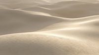 Sand dunes with smooth curves and soft shadows creating abstract desert landscape patterns in warm beige tones for nature and travel designs.